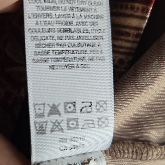 LUCKY BRAND Elegant Floral Patterned Dress. Size L - Picture 5 of 8